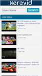 Mobile Screenshot of herevid.com